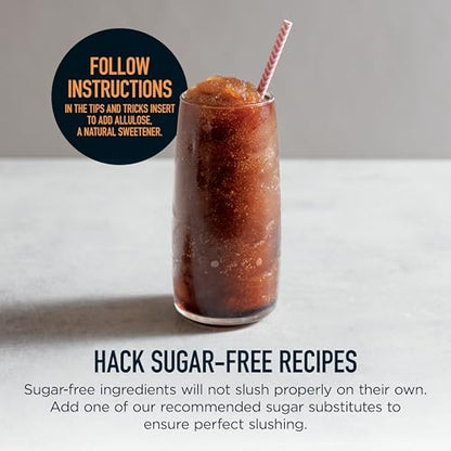 Ninja SLUSHi with RapidChill Technology, 88 oz. Frozen Drink & Slushie Machine, 5 Preset Programs, Margaritas, Frappés, and More, Premium Accents, Black, FS301