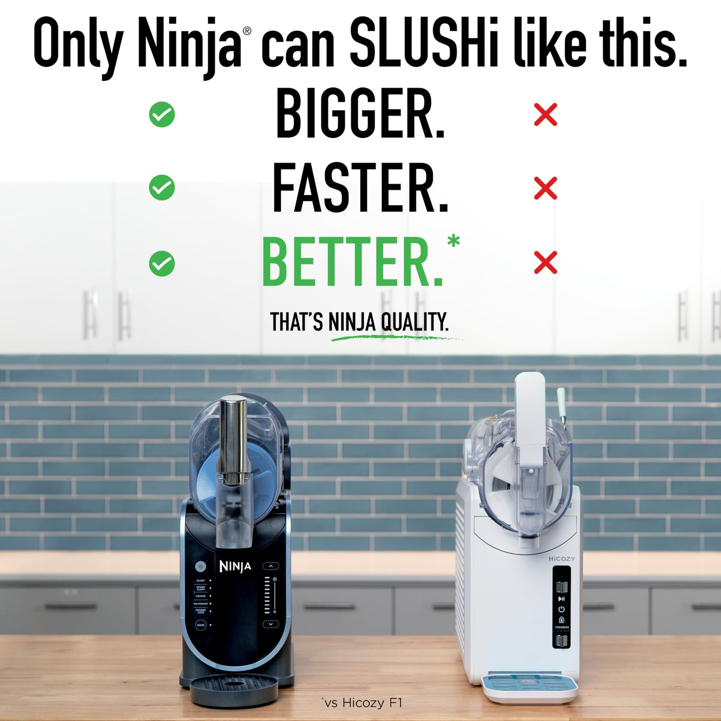 Ninja SLUSHi with RapidChill Technology, 88 oz. Frozen Drink & Slushie Machine, 5 Preset Programs, Margaritas, Frappés, and More, Premium Accents, Black, FS301